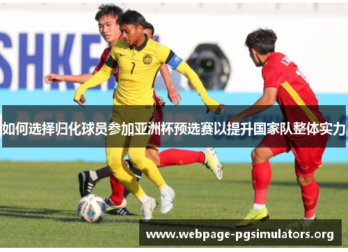 如何选择归化球员参加亚洲杯预选赛以提升国家队整体实力