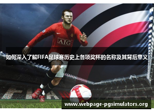 如何深入了解FIFA足球赛历史上各项奖杯的名称及其背后意义