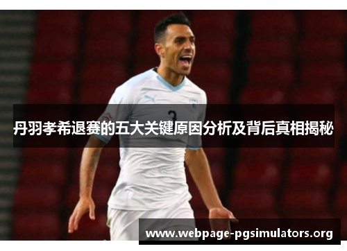 丹羽孝希退赛的五大关键原因分析及背后真相揭秘