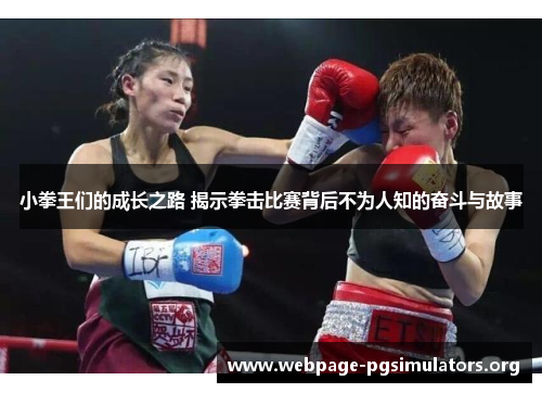 小拳王们的成长之路 揭示拳击比赛背后不为人知的奋斗与故事 小拳王们的成长之路 揭示拳击比赛背后不为人知的奋斗与故事