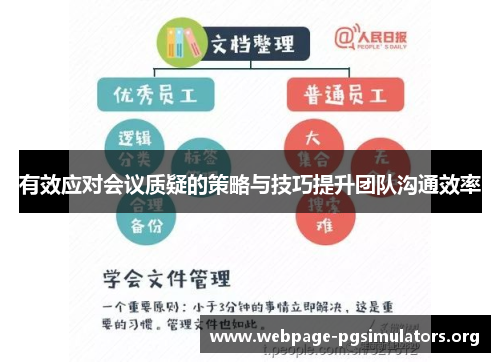 有效应对会议质疑的策略与技巧提升团队沟通效率